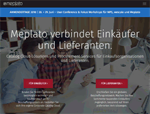 Tablet Screenshot of meplato.com